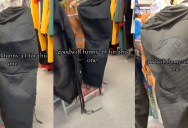 Goodwill Customer Found A Car Seat Cover For Sale At A Store…And It Was Displayed As A Halloween Costume