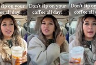 A Former Dental Assistant Said Sipping On Iced Coffee All Day Is Bad For Your Teeth. – ‘This is your sign to just chug it!’