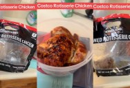 Costco  Customer Showed How The Store’s Rotisserie Chickens Can Get You Sick. – ‘Put it in something else if you want to wait to cook it.’