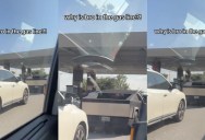 A Cybertruck Driver Was In Line For Gasoline And People Are Wondering Why