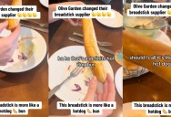 Olive Garden Customer Says Something Is Going On With The Restaurant’s Breadsticks