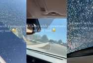 Toyota Camry Owner Showed That The Panoramic Roof Shattered For No Reason