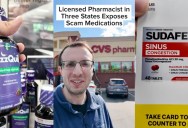 Pharmacist Didn’t Hold Back About What He Thinks Are Scam Medications. – ‘Completely and total garbanzo beans trash.’