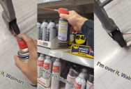 Walmart Customer Got Frustrated With His Squeaky Shopping Cart, So He Grabbed A Can Of WD-40 From A Shelf