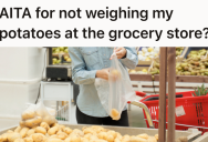 She Picked Up Potatoes At The Store Without Weighing Them First, And Her Friend’s Reaction Left Her Feeling Out Of Place In A New City