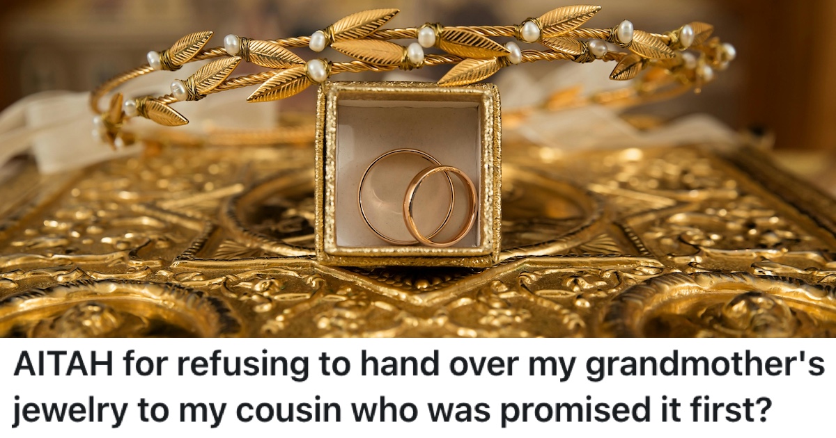Woman Gratefully Receives Beloved Grandmothers Jewelry, But Now Her Greedy Cousin Has Swooped In To Contest The Will Source: Reddit/AITA/Pexels/Pixabay