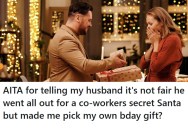 Her Husband Spent More Time On A Female Coworker’s Secret Santa Gift Than Her Birthday Present, So She Confronted Him About It