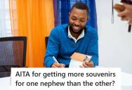 Aunt Fulfills Nephews’ Souvenir Requests From Trip, But Their Mother Criticizes Her For Not Balancing The Gift Count