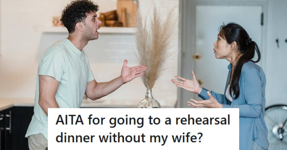 Husband Prioritizes Friend’s Rehearsal Dinner Over Wife’s Travel Plans, And Now She’s Giving Him The Silent Treatment