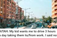 Their 20-Year-Old Child Finds A Job That’s 45 Minutes Away, But This Parent Refuses To Drive Them Because They Should Get A License And Do It Themselves