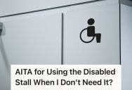 Recovering Cancer Patient Used The Disabled Bathroom Stall, But The Woman After Her Gave Her A Dirty Look Because She Didn’t Look Disabled