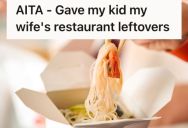 She Told Her Husband To Label Their To-Go Boxes So There Wouldn’t Be Any Confusion, But He Refused And Accidentally Gave Her Leftovers To Their Child