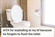 Her Boyfriend Keeps Forgetting To Flush The Toilet After Using It, So She Questions Whether They Should Be Together Or Not