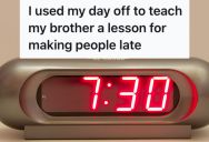 Older Brother Taught His Younger Brother A Lesson On How To Respect Other People’s Time By Purposely Making Him Late For School