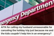 Everyone In The Family Was Too Busy To Look After Their Toddler Son During An Emergency, So The Husband Cancels The Family Trip As Punishment