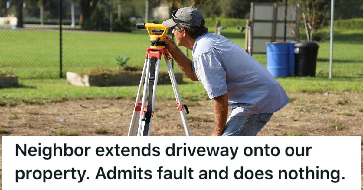 His Neighbor Put His Driveway Partly On His Property And Wouldn’t Do Anything About It, But Then A Real Estate Agency Got Wind They Were Trespassing » TwistedSifter