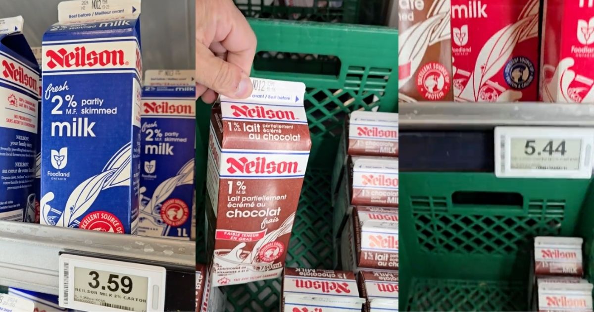 Canadian Reveals Why 2% Milk Is More Expensive Than Chocolate Milk In His Country, And People Are Laughing At The Absurdity » TwistedSifter