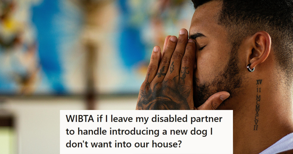 His Partner Wanted To Get A New Dog Even When They Knew He Had A Traumatic Experience, So He Decided To Leave The House For A Few Days To Avoid The First Meeting » TwistedSifter