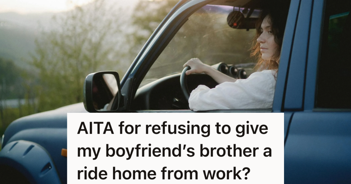 She’s Been Driving Her Boyfriend To Work And Taking His Brother Home From Work, But She’s Exhausted From Her Own Job And Finally Told Her Boyfriend’s Brother She Can’t Pick Him Up Anymore