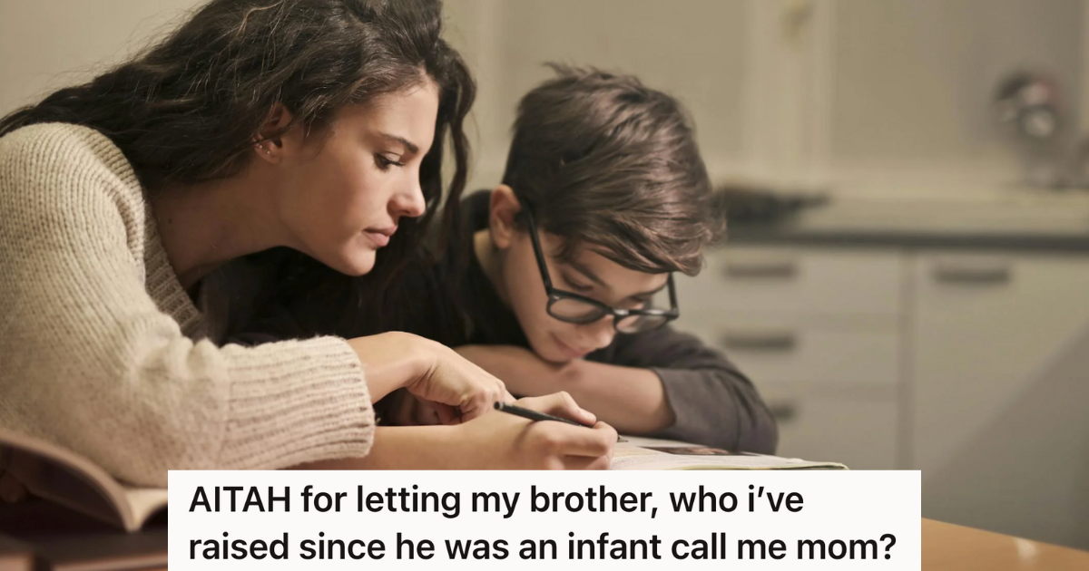 Her Younger Brother Calls Her “Mom” Since She Raised Him, But Her Coworker Thinks This Is Really Weird And Is Getting Other Coworkers To Pick Sides » TwistedSifter