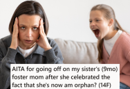 When The Foster Mother Of Her Younger Sister Said She Was Happy That She Was An Orphan So She Could Adopt The Baby Without Complications, This Young Lady Yelled At Her For Being Insensitive