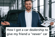 Car Dealership Lied On The Financing Application, So He Got Approved For A Car He Couldn’t Afford. Later He Demanded They Set Things Right With A Free Used Car.