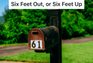 Mailman Refuses To Deliver To Their Address, So One Resident Works With A Construction Crew To Plant The Mailboxes In Pots