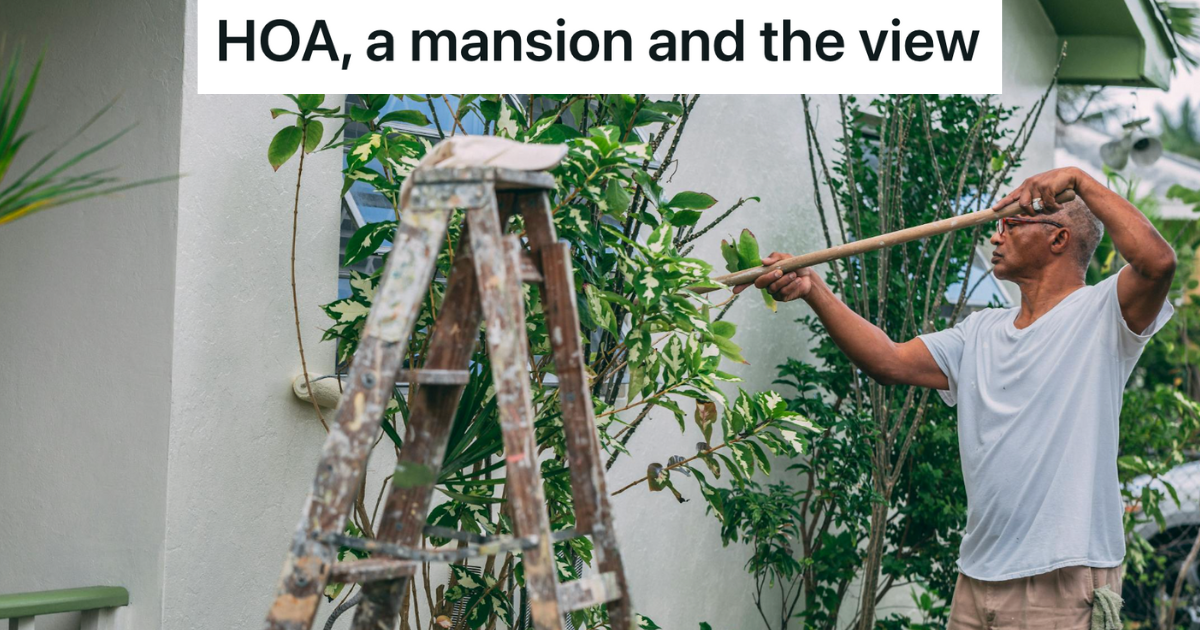 HOA Makes A Homeowner Repaint His House, So He Chooses One Of The Trim Colors To Paint Everything Including The House, Fence and Driveway » TwistedSifter