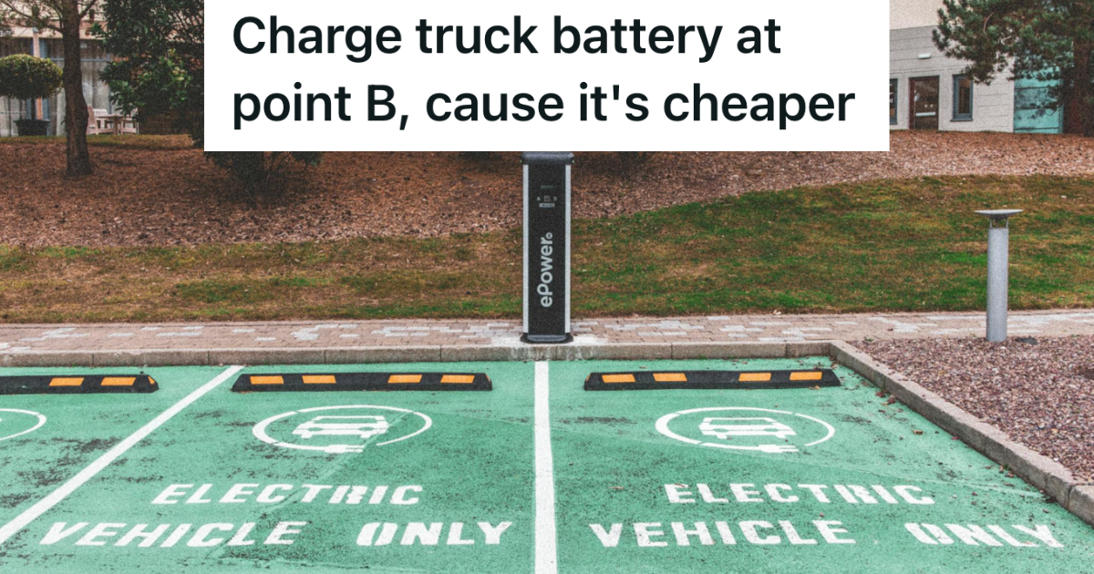 Buying An Electric Tuck Sounded Like A Great Idea Until Management Realized That It Was Going To Take All Day To Charge Its Battery » TwistedSifter