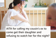 Young Lady Was Babysitting Her Cousin’s Child, But When The Cousin Didn’t Come Home When She Was Supposed To, She Contacted The Baby’s Father To Have Him Come Get Her