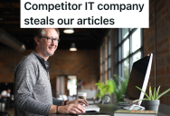 IT Company Found Out That A Web Hosting Business Had Stolen Some Of Their Online Content, So They Wrote A Press Release Thanking The Thieving Company For Endorsing Them