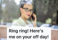 Boss Called To Chat About A Non-Emergency Issue On An Employee’s Day Off, So They Called The Boss On His Day Off With Their Own Non-Emergency Issue