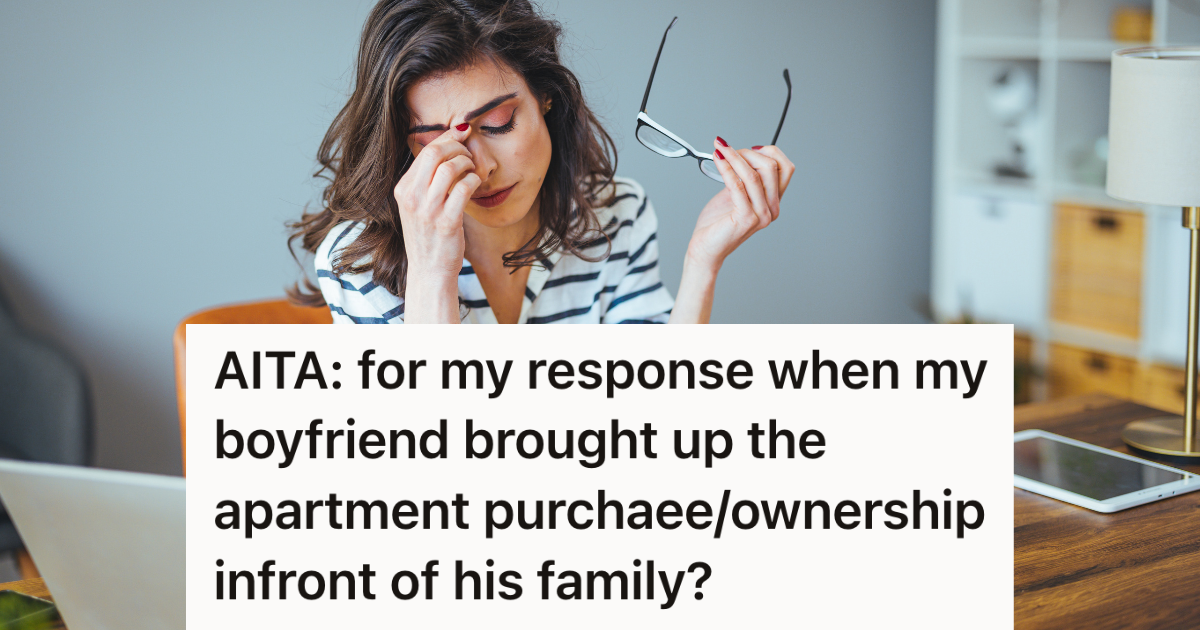 Woman’s Hard Work Earned Her Enough To Purchase Property, But Her Unemployed Boyfriend Accused Her Of Creating A Power Imbalance By Not Including Him On The Title » TwistedSifter