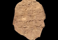 Local Fisherman Find A Tablet With Writing In An Unknown Language That Is Estimated To Be Thousands Of Years Old