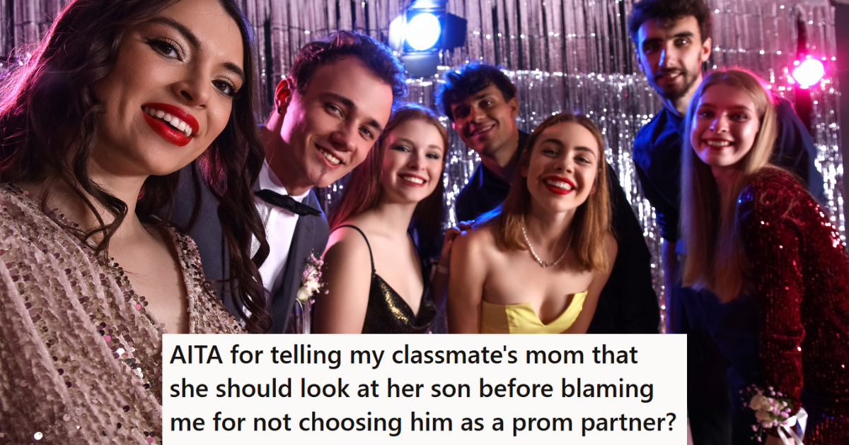 After Telling A Boy That She Wouldn’t Go To Prom With Him, His Mom Started Questioning Her Decision. So She Revealed To Her What Kind Of Person Her Son Really Is. » TwistedSifter