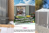 Shein Customer Talked About The Storage Shed She Bought And What Happened When She Put It All Together