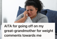 Her Great-Grandmother’s Cruel Comments About Her Weight Went Too Far, So She Decided Enough Was Enough And Told Her Off