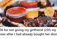 He Refused To Share His Barbecue Surprise Bag With His Girlfriend Even Though She Only Got Soup In Hers