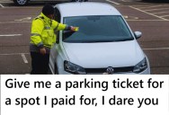 Woman Received A Parking Ticket For A Spot She Had Paid For, So When Her Appeal Was Denied, She Got Visa To File A Formal Complaint