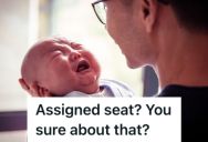 New Dad Asked To Be Seated At The Back So He Can Easily Sneak Out In Case His Baby Causes Disruptions, But The Usher Insists They Use Their Assigned Seats