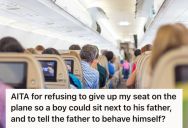 A Father Asked This Man To Swap Seats On A Plane So He And His Son Could Sit Together, But He Refused And Said It’s Not His Problem