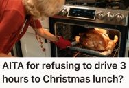 Their Family Christmas Plans Changed, And When He Made A Stink About The Long Drive, His Brother Told Him To Stay Home