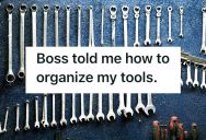 His Young And Very Inexperienced Boss Demanded He Clean His Workstation, So He Took A Long Time And Then Went To Lunch