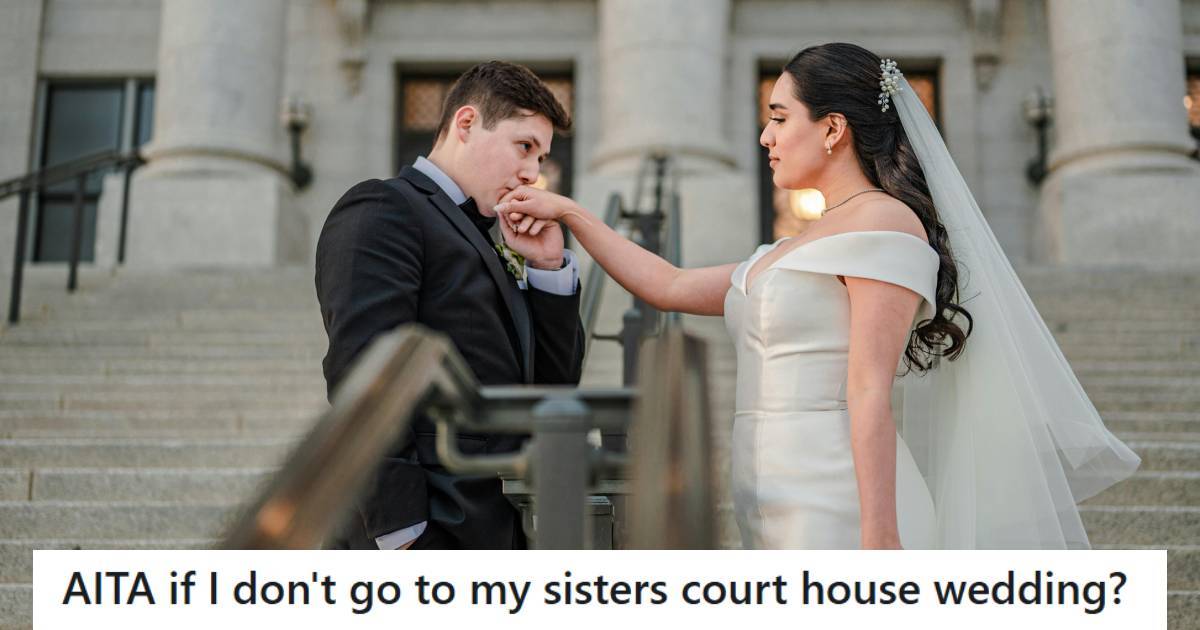 Sister Invites Younger Sibling To Courthouse Wedding With A Stranger ...