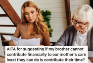 Woman Has Been Taking Care Of Her Mother Who Has Dementia, But She Has A Big Job Opportunity In Another Country And Wants Her Brother To Step Up To Help