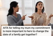 Daughter Was Looking Forward To Her Friend’s Birthday Party, But Now Her Mom Wants Her To Leave Early To Have Lunch With Out Of Town Family