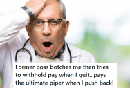 Medical Professional Was Being Thrown Under The Bus For A Botched Procedure That His Boss Performed, So He Gathered Up The Documentation, Quit His Job, And Went To The Labor Board For Some Revenge