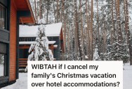 Mom Wants Two Hotel Rooms To Escape Husband’s Snoring, But His Last-Minute Fix Has Her Questioning The Entire Christmas Vacation