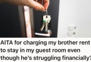 Sister Lets Her Jobless Brother Crash In Her Guest Room, But Now He’s Upset That She Expects Him To Pay Rent