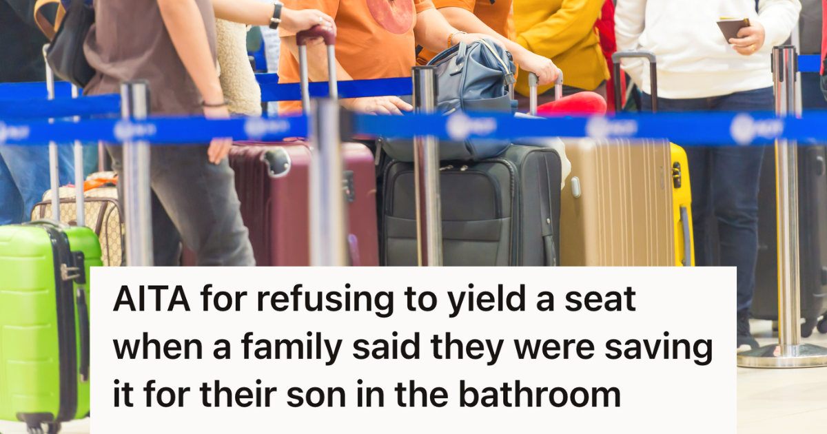 A Traveler Refused To Give Up A Seat At A Crowded Airport Gate, So A